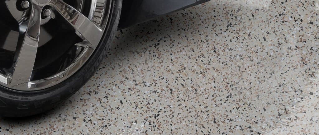 Parchment epoxy with Desert Landscape flakes